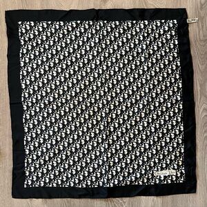 Dior Black Trotter Scarf